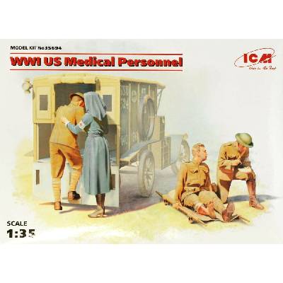 ICM US Medical Personnel WWI 4 fig. 1:35