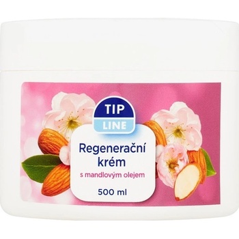 Tip Line Regeneračný krém s mandľovým olejom 500 ml
