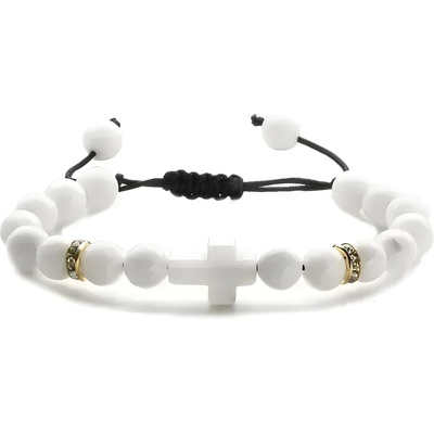 HARAHU Гривна Ethnic Cross - Бяла KP29847 (29847)