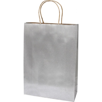 EUROCOM Подаръчна торбичка Eco Jumbo, 31x42x11cm, сребриста (25412-А-СРЕБРИСТ)