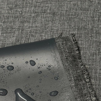 Nepremokavá látka Kodura Denim farba grafitová , metráž 150 cm
