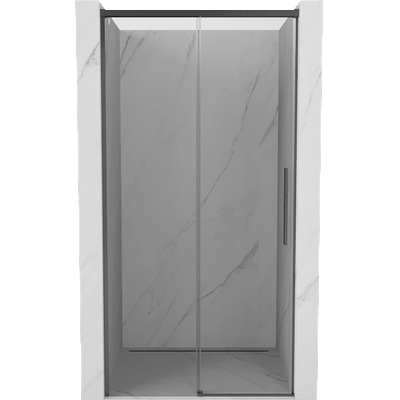 Mexen Rox плъзгаща се душ врата 130 см, прозрачна, четириежлива gun gray - 8C2-130-000-66-00 (8C2-130-000-66-00)