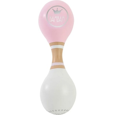 Bambam Дървена играчка BamBam - Маракас, Pink (51103)
