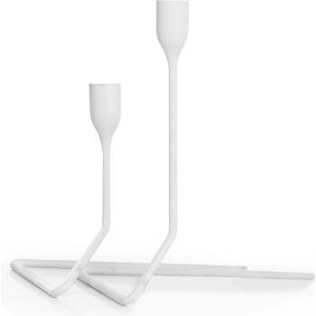 Born in Sweden Свещници за класически свещи Puzzle бели 2 бр (7340146-2)