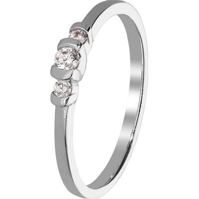 Zlaton Prsten bílé zlato s diamanty 000282011176