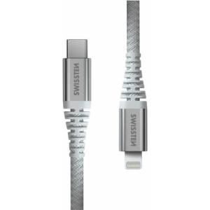 SWISSTEN Aramid Reinforced USB C / Lightning 1, 5 m Цвят: бял