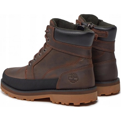Timberland turistická obuv Courma Kid Boot W/ Rand TB0A5XHN9311 Dk Brown Full Grain