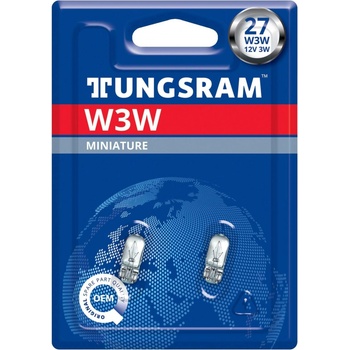 Tungsram Standard W3W 12V 3W W2,1x9,5d 2 ks