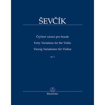 Ševčík - Čtyřicet variací pro housle op. 3 BA11521