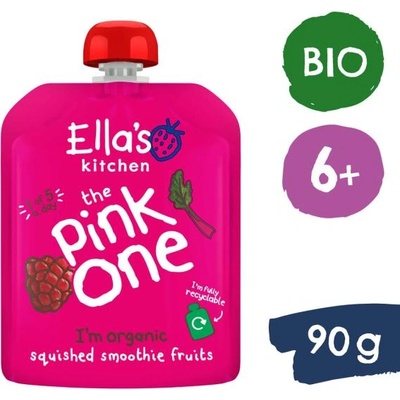 Ella's Kitchen BIO PINK ONE плодово смути с драконов плод (90 г)