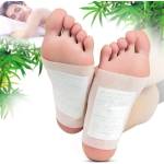DetoxPatch Турмалинови детокс лепенки/пластири за крака 10бр в опаковка - DetoxPatch