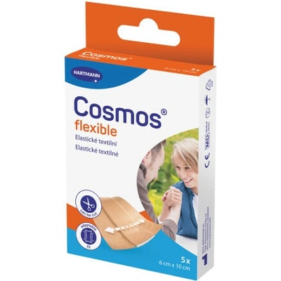 COSMOS Flexible elastická textilná náplasť na rany inovácia 2025 5 ks