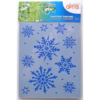 Optys Šablona Vločky 2, 20 x 15 cm – Zboží Dáma