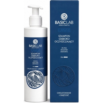 BasicLab Dermocosmetics Capillus hloubkově čisticí šampon pro mastnou pokožku hlavy 300 ml