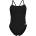 arena Дамски бански костюм Arena Womens Solid Lace Back Swimsuit - Black/White
