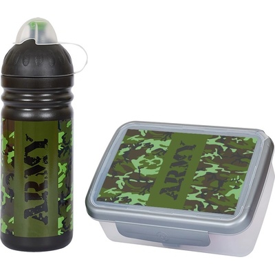 Zdravá lahev + Zdravá sváča set Army – Zboží Dáma