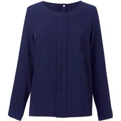 Brook Taverner dámska blúzka s dlhým rukávom BR802 Navy