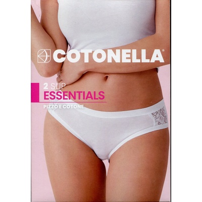 Cotonella Дамска бикина слип с дантела Cotonella Модел GD129 Essentials -2 броя