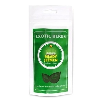 Exotic Herbs MLADÝ ZELENÝ JAČMEŇ 100% sušenom stave V PRÁŠKU 75 g