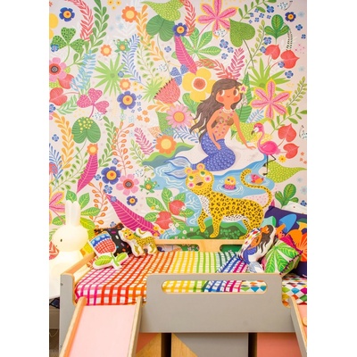 Mooui Nástenný panel - tapeta - Iara 3,92 x 2,80 m uni