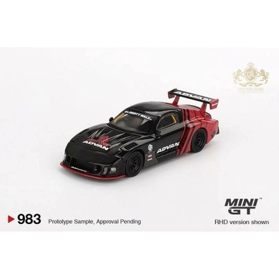 MINI GT Mazda RX-7 LB-Super Silhouette Advan Black 1:64