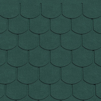 Patio Asfaltový šindeľ bobrovka 1000 × 340 mm zelená 10048739