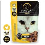 Fine Cat Adult Pouch Chicken 100gr - Беззърнен пауч с пилешко месо 100гр