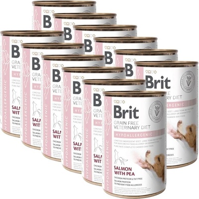 Brit Veterinary Diets GF Hypoallergenic Dog 12 x 400 g