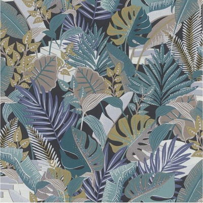 Rasch 687828 Vliesová tapeta na zeď Tropical House rozměry 0,53 x 10,05 m
