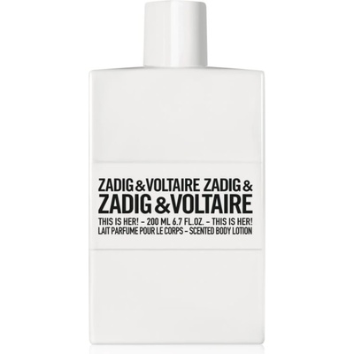 Zadig&voltaire THIS IS HER! тоалетно мляко за тяло за жени 200ml