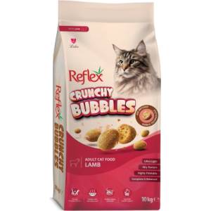 Lider Pet Food Crunchy Bubble Adult Cat Lamb - Пълноценна храна за израснали котки от всички породи с агнешко 10кг
