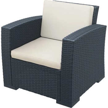 Image 1 of Bogdan Furniture Am Кресло Monako, антрацит с възглавници