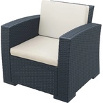 Bogdan Furniture Am Кресло Monako, антрацит с възглавници
