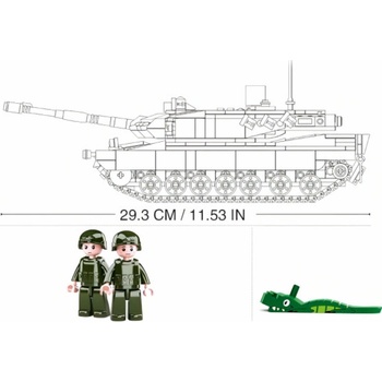 Sluban B0839 Hlavní německý bitevní tank 2v1