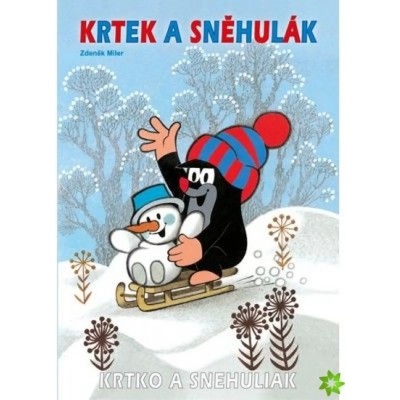 Krtek a sněhulák omalovánka