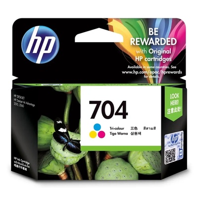 HP HP 704 Tri-color Original Ink Advantage Cartridge касета с мастило 1 бр. Cyan, Magenta, Yellow (CN693AE)