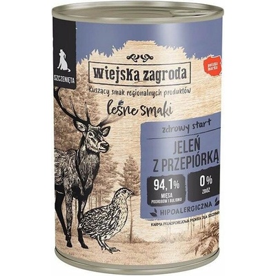 Wiejska Zagroda Forest Flavors Puppy Deer with quail 400 g