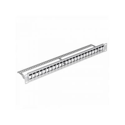 Blank patch panel Lanberg PPKS-1024-S 24 port 1U 19 for keystone moduls grey