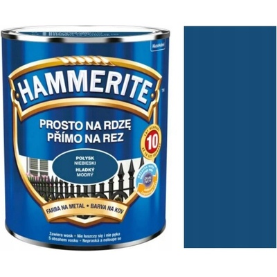 Hammerite Farba na kov 0,25 l modrá
