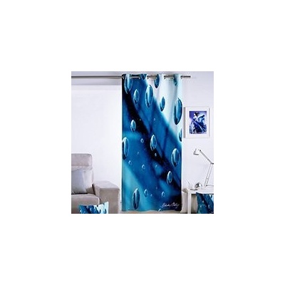Matějovský Dekoračný záves Rain Blanka Matragi, 100% BAVLNA, bez kruhov 140x250cm