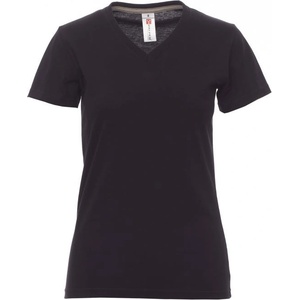 PAYPER v-neck lady 000951-0026 / Дамска тениска с къс ръкав, с v-образно деколте - черна s (000951002614000s)