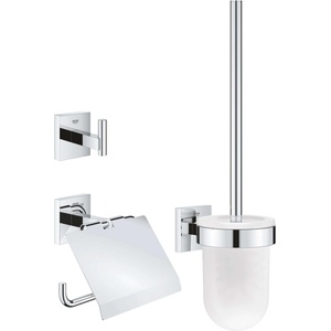 GROHE QuickFix Start Cube - Комплект аксесоари за тоалетна 3 в 1, хром 41123000 (41123000)