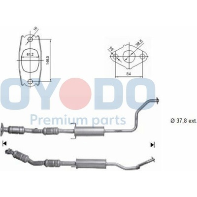 Katalyzátor Oyodo 10N0102-OYO