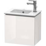 Duravit L-Cube - Шкафче за умивалник 40x42x29 см, дясно, с 1 врата, лъскаво бяло LC6272R2222 (LC6272R2222)