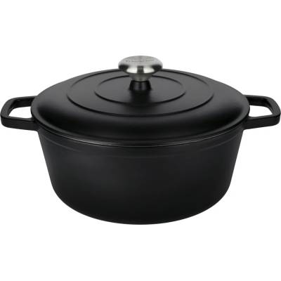 Silvercrest Liatinový hrniec Premium, 27 cm čierna 100409575