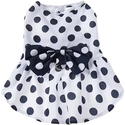 Tiger`s Heart Елегантна рокля на точки с голяма панделка