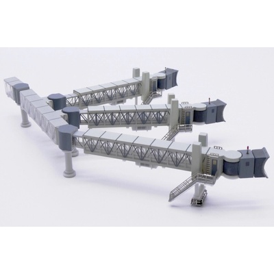 JC Wings Airport Passenger Bridge A380 Transparent 1:400