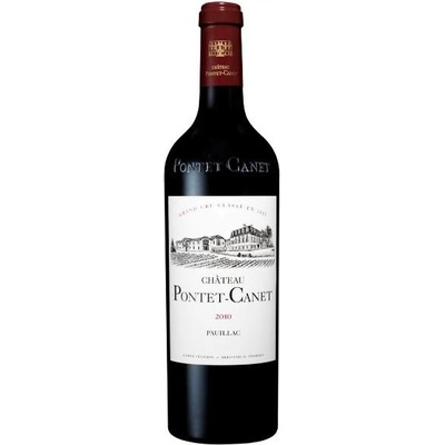 Château Pontet Canet Cuvée suché červené 2010 14,5% 0,75 l (čistá fľaša)