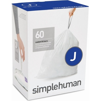 Simplehuman Sáčky do odpadkového koša 30-45 L typ J zaťahovacia 3 x 20 ks CW0259