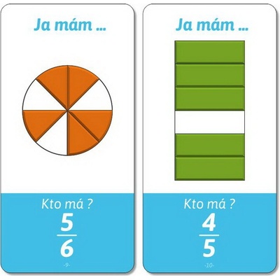 Ja mám, kto má - Práca so zlomkami 2.časť